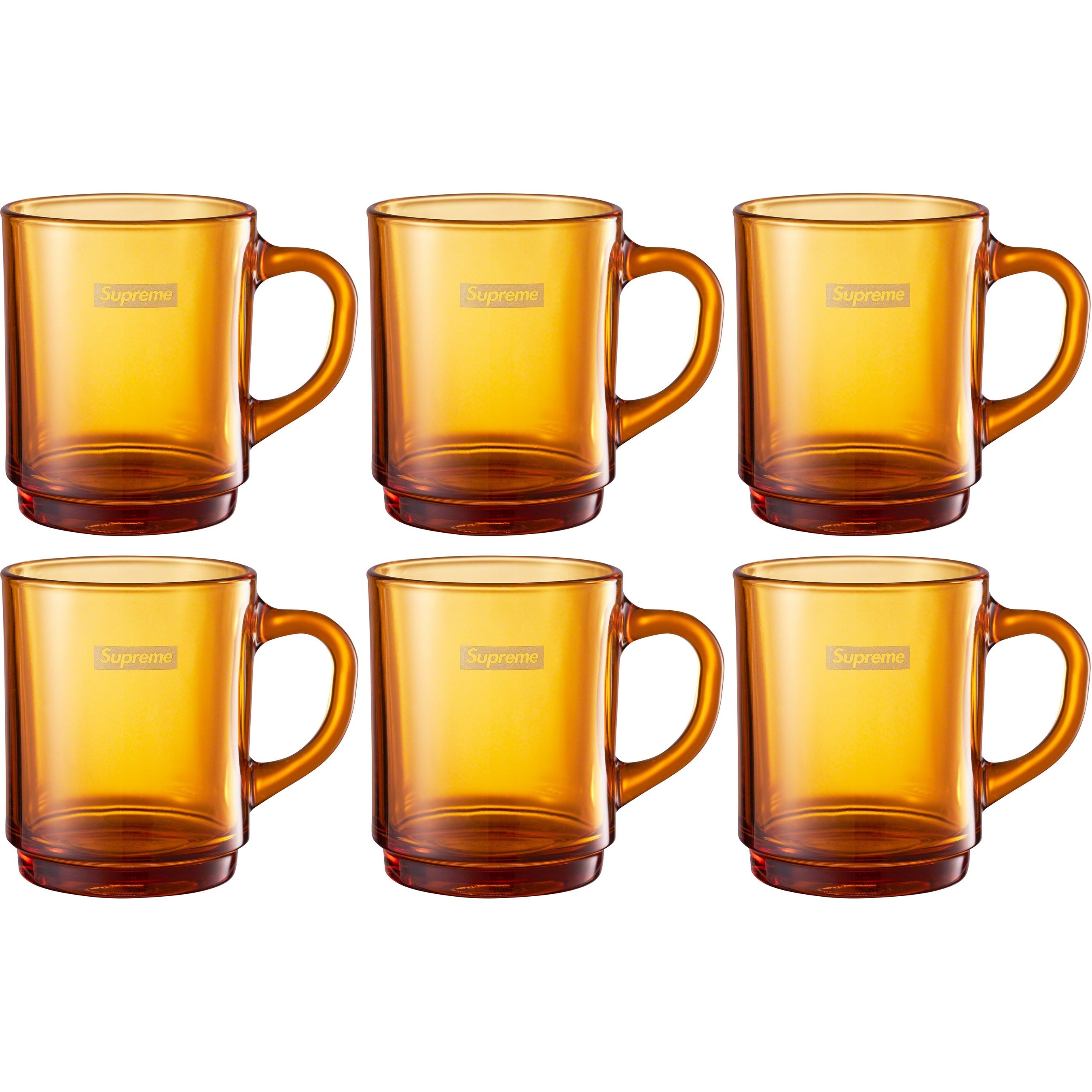 Supreme®/Duralex Glass Mugs (Set of 6) view 3